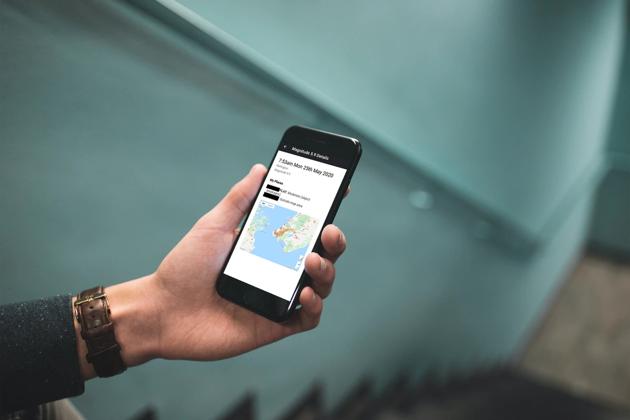 Sentinel mobile app provides vital information for Wellington quake