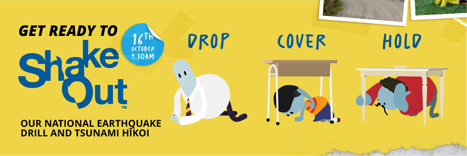 ShakeOut 2022 - New Zealand's earthquake drill and tsunami hīkoi